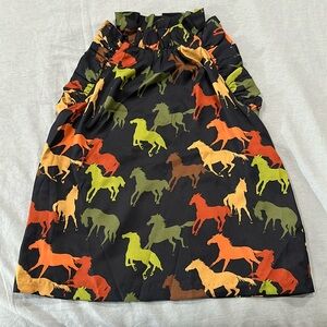 Janie and Jack Horse print sleeveless shirt - size 10